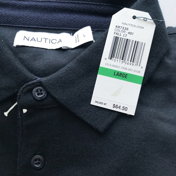 NWT Nautica (Paddle) Polo Shirt - Picture 2 of 6